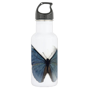 Bouteille D'eau En Acier Inoxydable Papillon bleu