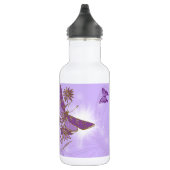 Bouteille D'eau En Acier Inoxydable Papillon pourpre (Droite)