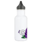 Bouteille D'eau En Acier Inoxydable Papillon violet et conception Rose (Gauche)