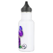 Bouteille D'eau En Acier Inoxydable Papillon violet et conception Rose (Droite)