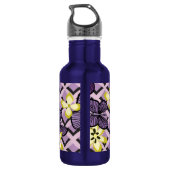 Bouteille D'eau En Acier Inoxydable Papillons pourpres (Dos)