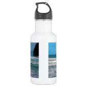 Bouteille D'eau En Acier Inoxydable Paradis tropical océanique de la côte hawaïenne (Dos)
