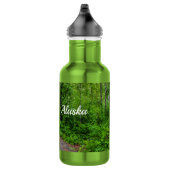Bouteille d'eau en acier inoxydable Paradise Vert (Droite)