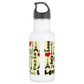 Bouteille D'eau En Acier Inoxydable Paris (Dos)