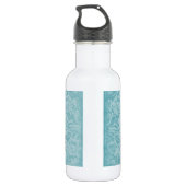 Bouteille D'eau En Acier Inoxydable Paris | Damas bleues (Dos)