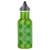 Bouteille D'eau En Acier Inoxydable Patrick Motif Rich Green (Gauche)