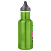 Bouteille D'eau En Acier Inoxydable Peace Love Camping (Gauche)