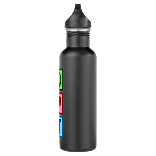 Bouteille D'eau En Acier Inoxydable Peace Love PT (Droite)