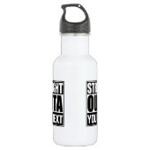 Bouteille D'eau En Acier Inoxydable Personnalisé, personnalisé, tout droit (Dos)