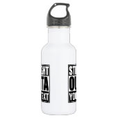 Bouteille D'eau En Acier Inoxydable Personnalisé, personnalisé, tout droit (Devant)