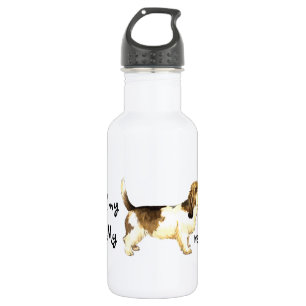 Bouteille D'eau En Acier Inoxydable Petit griffon Vendéen de basset de délivrance