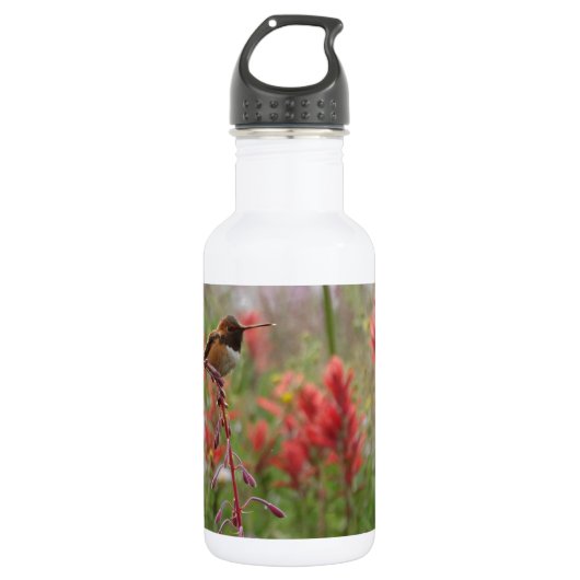 Bouteille D'eau En Acier Inoxydable Petit oiseau gras (Devant)