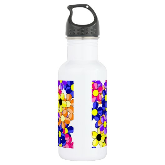 Bouteille D'eau En Acier Inoxydable Pingouin à ruban imprimé Zebra (Dos)