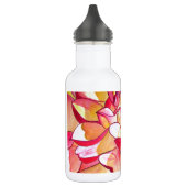 Bouteille D'eau En Acier Inoxydable Pink Dahlia fleurs aquarelle art (Gauche)