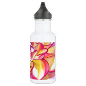 Bouteille D'eau En Acier Inoxydable Pink Dahlia fleurs aquarelle art (Droite)