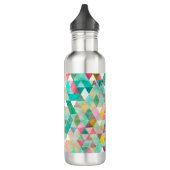 Bouteille D'eau En Acier Inoxydable PixDezines Boho Géométrique / Triangles Motif (Gauche)