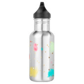 Bouteille D'eau En Acier Inoxydable PixDezines Cupcake Sprinkles/Faux Gold (Droite)