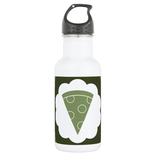Bouteille D'eau En Acier Inoxydable pizza (Devant)