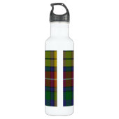 Bouteille D'eau En Acier Inoxydable Plaid Buchanan Tartan Coloré (Dos)