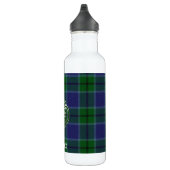 Bouteille D'eau En Acier Inoxydable Plaid de tartan bleu et vert de Scott (Droite)