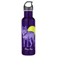 Pleine lune de loup pourpre