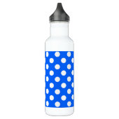 Bouteille D'eau En Acier Inoxydable Pois blancs sur bleu royal (Gauche)