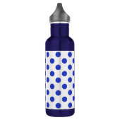 Bouteille D'eau En Acier Inoxydable Pois bleu royal (Gauche)