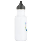 Bouteille D'eau En Acier Inoxydable Poisson Abstrait (Gauche)