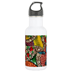 Bouteille D'eau En Acier Inoxydable Poisson de Koi