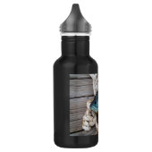 Bouteille D'eau En Acier Inoxydable Poisson rouge sur quai et corde (Gauche)