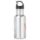 Bouteille D'eau En Acier Inoxydable Poker, As, (Dos)