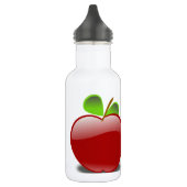 BOUTEILLE D'EAU EN ACIER INOXYDABLE POMME ROUGE (Gauche)