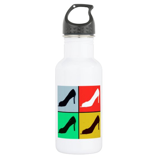 Bouteille D'eau En Acier Inoxydable Pop art High Heel Pumps (Devant)