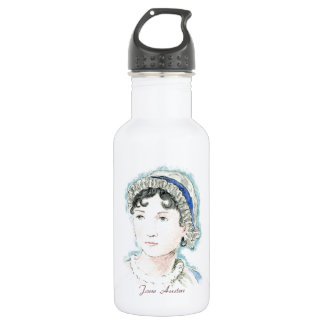 Bouteille D'eau En Acier Inoxydable Portrait de Jane Austen par Alice Flynn