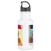 Bouteille D'eau En Acier Inoxydable Président Obama Pop Art (Dos)