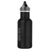 Bouteille D'eau En Acier Inoxydable Quartiers NYC Gris (Droite)