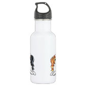 Bouteille D'eau En Acier Inoxydable Quatre Cavalier King Charles Spaniels (Dos)