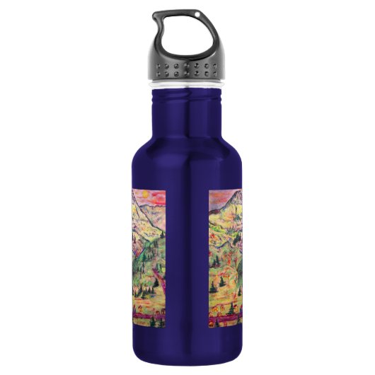 Bouteille D'eau En Acier Inoxydable randonnée colorado (Dos)