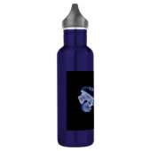 Bouteille D'eau En Acier Inoxydable Rayon X bleu de Rollerskate (Gauche)