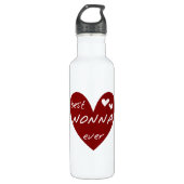 Bouteille D'eau En Acier Inoxydable Red Heart Best Nonna Jamais Liberty (Devant)