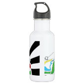 Bouteille D'eau En Acier Inoxydable Redlights (Dos)