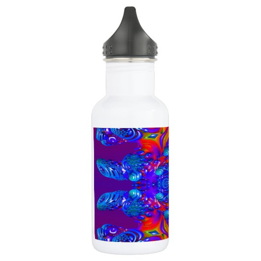 Bouteille D'eau En Acier Inoxydable Réflexions Abstraites (Gauche)