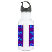 Bouteille D'eau En Acier Inoxydable Réflexions Abstraites (Dos)