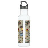 Bouteille D'eau En Acier Inoxydable Remorque mignonne de voyage de campeur de (Dos)