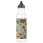 Bouteille D'eau En Acier Inoxydable Remorque mignonne de voyage de campeur de (Droite)