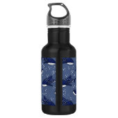 Bouteille D'eau En Acier Inoxydable Requin de baleine étoilée (noir) (Dos)