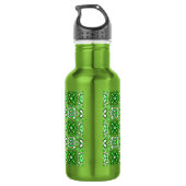 Bouteille D'eau En Acier Inoxydable Riche modèle vert de Patrick (Dos)
