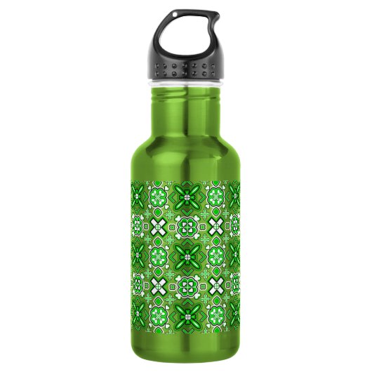 Bouteille D'eau En Acier Inoxydable Riche modèle vert de Patrick (Devant)