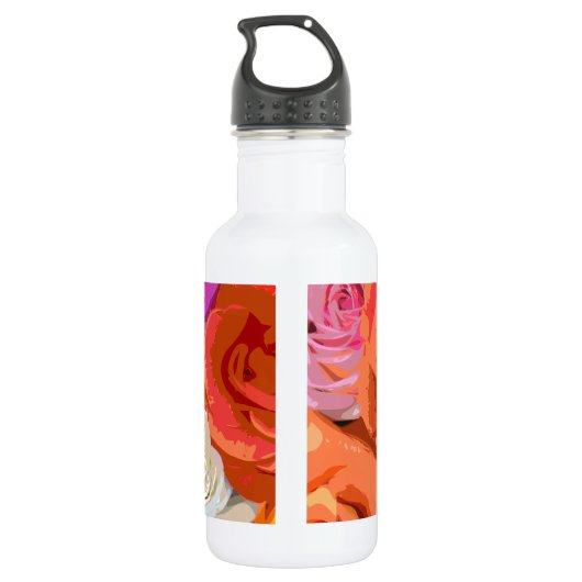 Bouteille D'eau En Acier Inoxydable Rose (Dos)