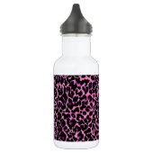 Bouteille d'eau en acier inoxydable rose Cheetah (Gauche)